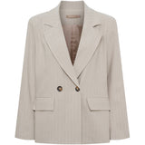 MARTA DU CHATEAU Marta du Chateau dam kavaj MdcMarissa 8232 Blazer Beige Stripe
