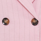 MARTA DU CHATEAU Marta du Chateau dam kavaj MdcMarissa 8232 Blazer Pink Stripe