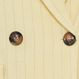 MARTA DU CHATEAU Marta du Chateau dam kavaj MdcMarissa 8232 Blazer Yellow Stripe