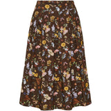 MARTA DU CHATEAU Marta du Chateau dam kjol MdcCiela 257080V Restudsalg Brown Print