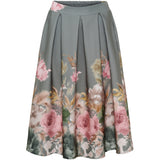 MARTA DU CHATEAU Marta du Chateau dam kjol MdcDaria 4911 Bistretch Skirt Kaki/Military
