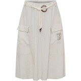 MARTA DU CHATEAU Marta du Chateau dam kjol MdcEvania 70097 Skirt Beige