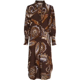 MARTA DU CHATEAU Marta du Chateau dam klänning MdcMoss 7617- Dress Marrone786tpz