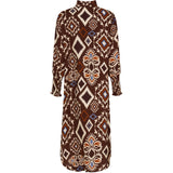 MARTA DU CHATEAU Marta du Chateau dam klänning MdcNatty 7617 Dress Marrone1489