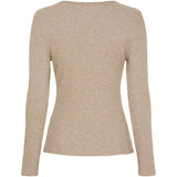 MARTA DU CHATEAU Marta du Chateau dam långärmad T-shirt 38915M LS Tee Camel