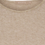 MARTA DU CHATEAU Marta du Chateau dam långärmad T-shirt 38915M LS Tee Camel
