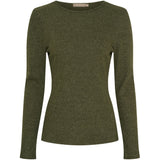 MARTA DU CHATEAU Marta du Chateau dam långärmad T-shirt 38915M LS Tee Oliven