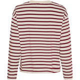 MARTA DU CHATEAU Marta du Chateau dam långärmad T-shirt MdcKara 58709 LS Tee Bordeaux