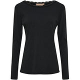 MARTA DU CHATEAU Marta du Chateau dam långärmad t-shirt MdcBelinda 24160 Restudsalg Black