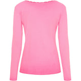 MARTA DU CHATEAU Marta du Chateau dam långärmad t-shirt MdcBelinda 24160 LS Tee Fuxia Neo