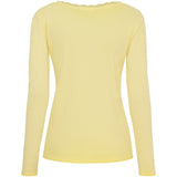 MARTA DU CHATEAU Marta du Chateau dam långärmad t-shirt MdcBelinda 24160 LS Tee Yellow