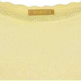 MARTA DU CHATEAU Marta du Chateau dam långärmad t-shirt MdcBelinda 24160 LS Tee Yellow