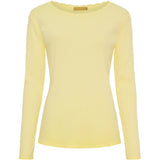 MARTA DU CHATEAU Marta du Chateau dam långärmad t-shirt MdcBelinda 24160 LS Tee Yellow