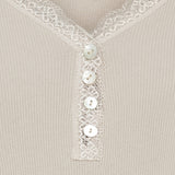 MARTA DU CHATEAU Marta du Chateau dam långärmad t-shirt MdcCalista 2500 LS Tee Beige