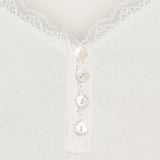 MARTA DU CHATEAU Marta du Chateau dam långärmad t-shirt MdcCalista 2500 LS Tee Panna