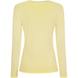 MARTA DU CHATEAU Marta du Chateau dam långärmad t-shirt MdcCalista 2500 LS Tee Yellow