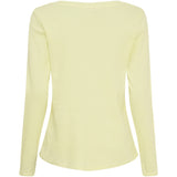 MARTA DU CHATEAU Marta du Chateau dam långärmad t-shirt MdcMagali 2553 LS Tee Yellow