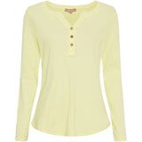 MARTA DU CHATEAU Marta du Chateau dam långärmad t-shirt MdcMagali 2553 LS Tee Yellow