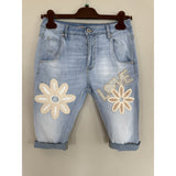 MARTA DU CHATEAU Marta du Chateau dam shorts MdcBuppha SW18049 Jeans Denim