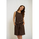 MARTA DU CHATEAU Marta du Chateau dam shorts MdcSantina 246013 Shorts Mocca