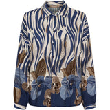 MARTA DU CHATEAU Marta du Chateau dam skjorta MdcCapri 2615 Shirt JeansPH1344B