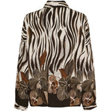 MARTA DU CHATEAU Marta du Chateau dam skjorta MdcCapri 2615 Shirt MoroPH1344DB