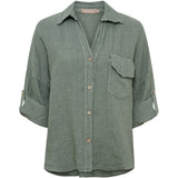 MARTA DU CHATEAU Marta du Chateau dam skjorta MdcDaira 266152 Shirt Militairy