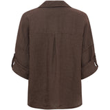 MARTA DU CHATEAU Marta du Chateau dam skjorta MdcDaira 266152 Shirt Mocha93913