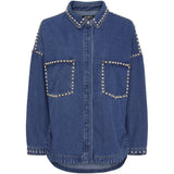 MARTA DU CHATEAU Marta du Chateau dam skjorta MdcEila MDC212-8304 Shirt Denim