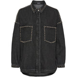 MARTA DU CHATEAU Marta du Chateau dam skjorta MdcEila MDC222-V8304 Shirt Grey