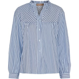 MARTA DU CHATEAU Marta du Chateau dam skjorta MdcKalina 7881 Shirt BlueScuro5888tpg