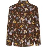 MARTA DU CHATEAU Marta du Chateau dam skjorta MdcMagnolia 258042V Shirt Brown Print