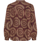 MARTA DU CHATEAU Marta du Chateau dam skjorta MdcRomy 28474M- Shirt Bordeaux