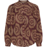 MARTA DU CHATEAU Marta du Chateau dam skjorta MdcRomy 28474M- Shirt Bordeaux