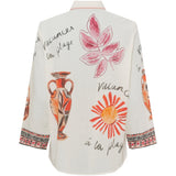 MARTA DU CHATEAU Marta du Chateau dam skjorta mdcPirella 268654 Shirt White Originale