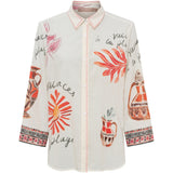 MARTA DU CHATEAU Marta du Chateau dam skjorta mdcPirella 268654 Shirt White Originale