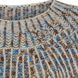 MARTA DU CHATEAU Marta du Chateau dam stickad MdcLilia 24484 Restudsalg Crema/Blue