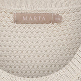 MARTA DU CHATEAU Marta du Chateau dam stickad topp MdcNayla 9689 Knit Beige