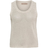 MARTA DU CHATEAU Marta du Chateau dam stickad topp MdcNayla 9689 Knit Beige
