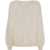 MARTA DU CHATEAU Marta du Chateau dam stickad tröja MdcAmarante 64023 Knit Beige