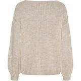 MARTA DU CHATEAU Marta du Chateau dam stickad tröja MdcAmarante 64023 Knit Beige/Pink/Amerena