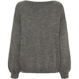 MARTA DU CHATEAU Marta du Chateau dam stickad tröja MdcAmarante 64023 Knit Dark Grey