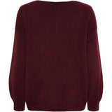 MARTA DU CHATEAU Marta du Chateau dam stickad tröja MdcAmarante 64023 Knit Wine