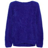 MARTA DU CHATEAU Marta du Chateau dam stickad tröja MdcAnouk 8038 Knit Cobalt Blue