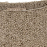 MARTA DU CHATEAU Marta du Chateau dam stickad tröja MdcAnouk 8038 Knit Dark Fango
