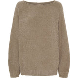 MARTA DU CHATEAU Marta du Chateau dam stickad tröja MdcAnouk 8038 Knit Dark Fango