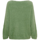 MARTA DU CHATEAU Marta du Chateau dam stickad tröja MdcAnouk 8038 Knit Green Eyes