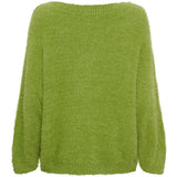 MARTA DU CHATEAU Marta du Chateau dam stickad tröja MdcAnouk 8038 Knit Kiwi