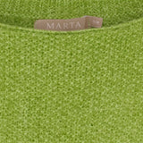 MARTA DU CHATEAU Marta du Chateau dam stickad tröja MdcAnouk 8038 Knit Kiwi