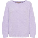 MARTA DU CHATEAU Marta du Chateau dam stickad tröja MdcAnouk 8038 Knit Lilac
